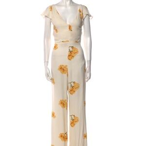 Reformation Silk Jumpsuit